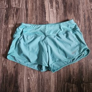 Nike Turquoise Running Shorts, Size S